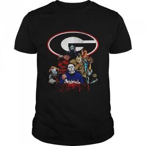 Horror Characters Georgia Bulldog Football Champions Shirt